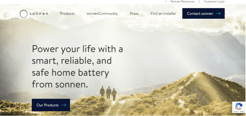 Sonnen Homepage