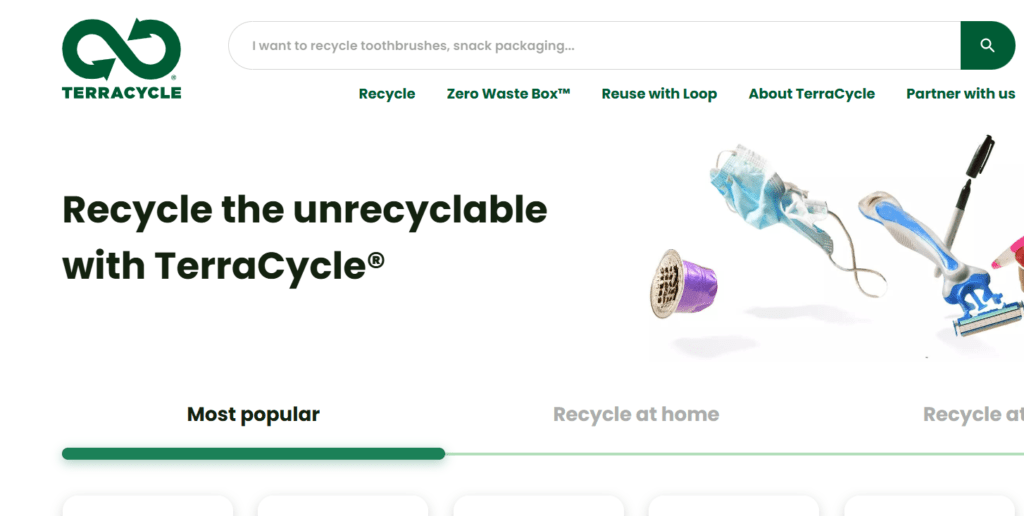 terracycle homepage