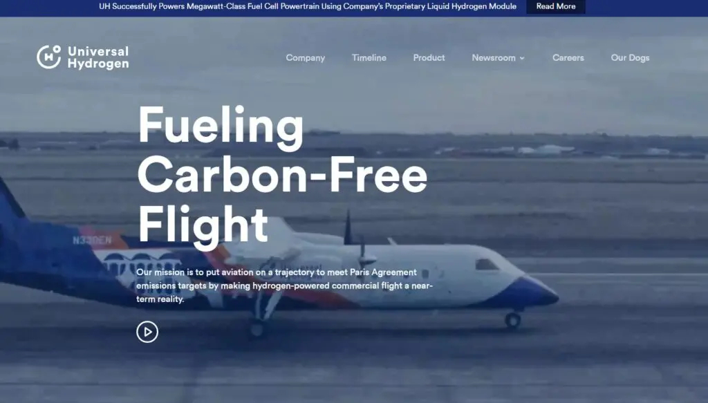 Universal Hydrogen Homepage