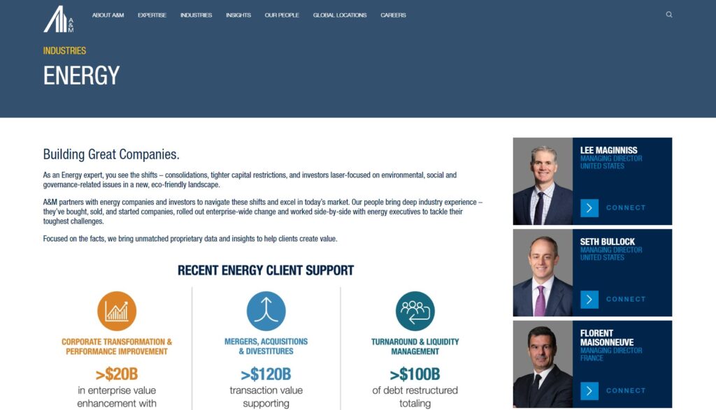 Alvarez & Marsal Homepage