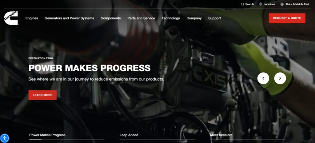 Cummins Homepage