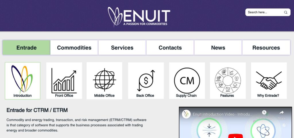 Entrad Homepage