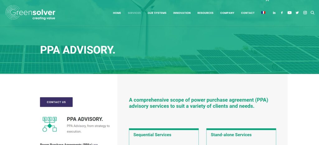 Greensolver Homepage