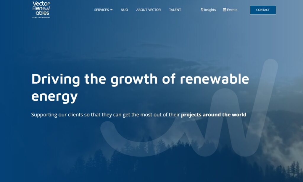 Vector Renewables Homepage