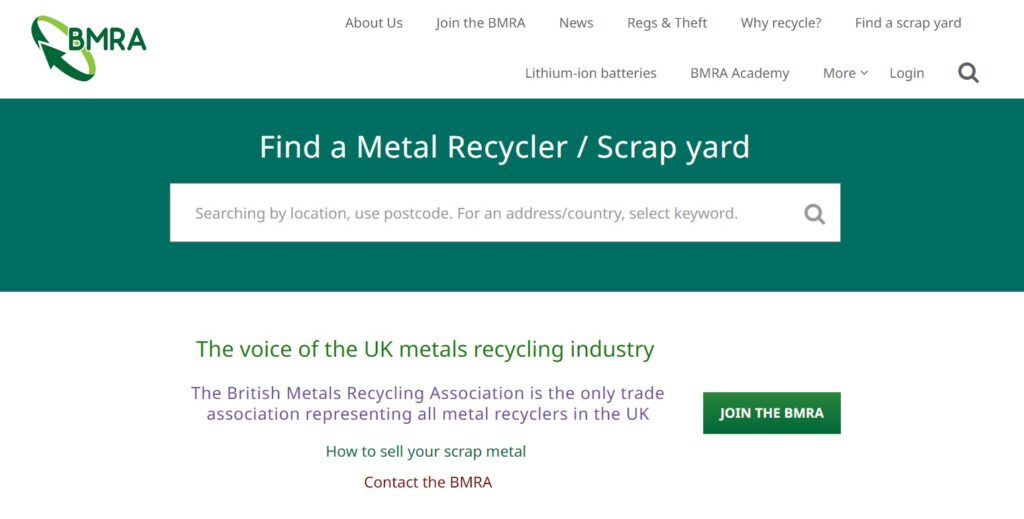 BMRA homepage