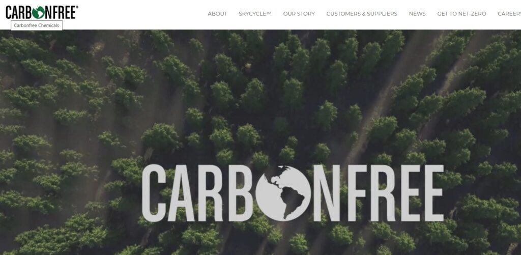 CarbonFree homepage