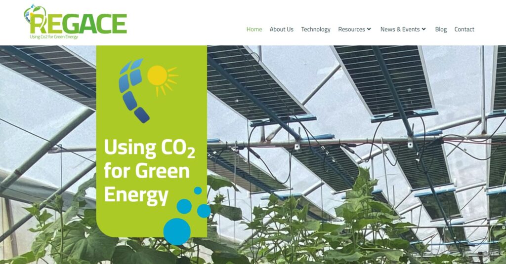 REGACE-Project-Homepage-Screenshot