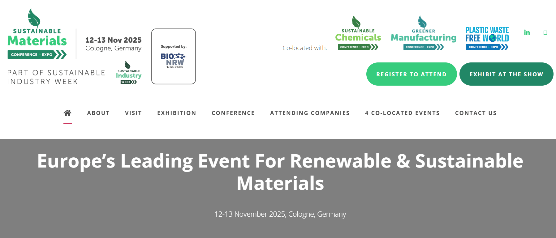 Sustainable Materials Expo