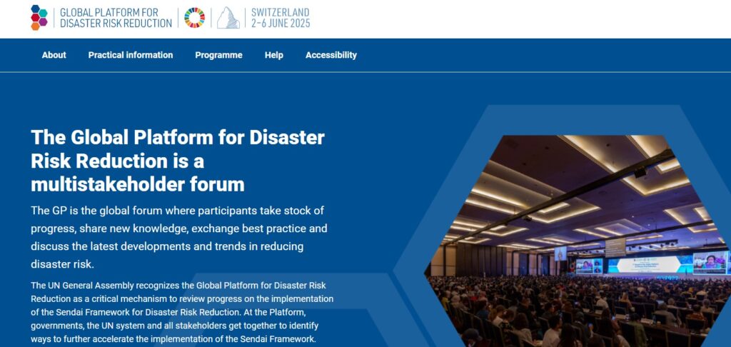 global-platform-for-disaster-risk-2025-screenshot