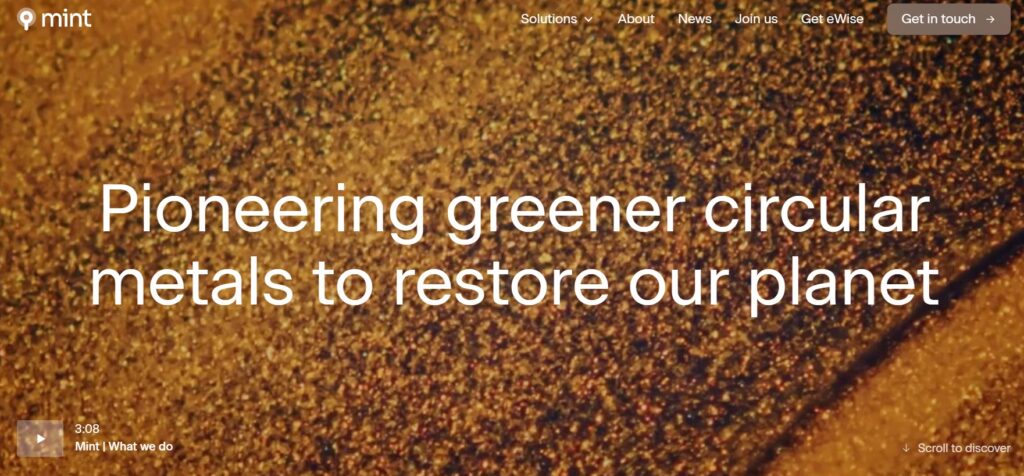 mint homepage