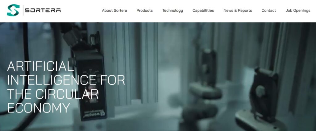 sortera homepage