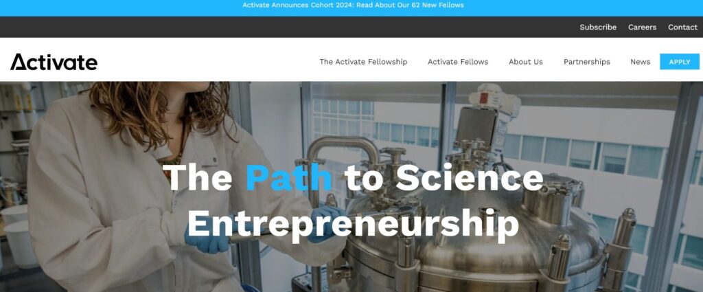 Activate homepage