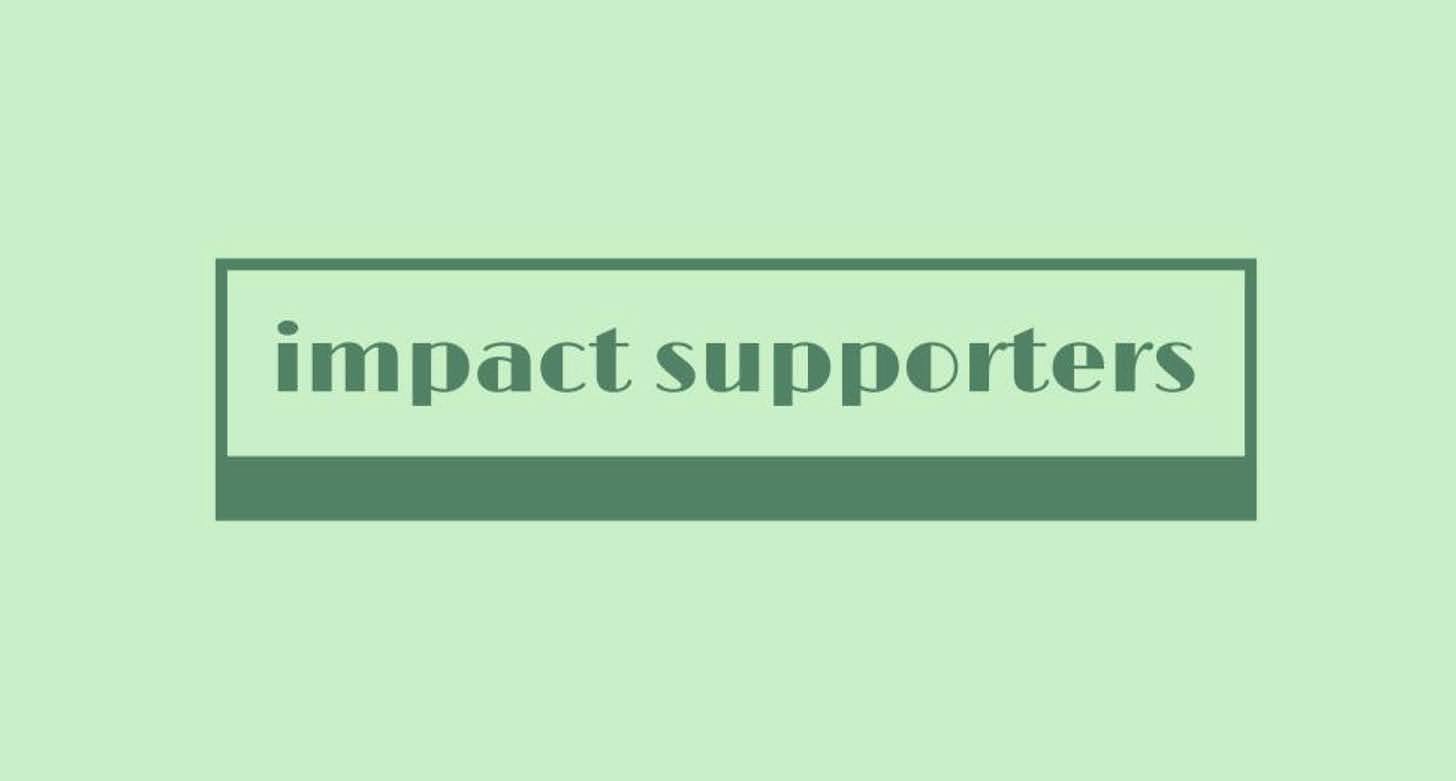 Impact Supporters Newsletter
