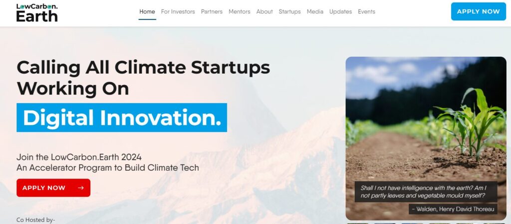 Low Carbon Earth homepage