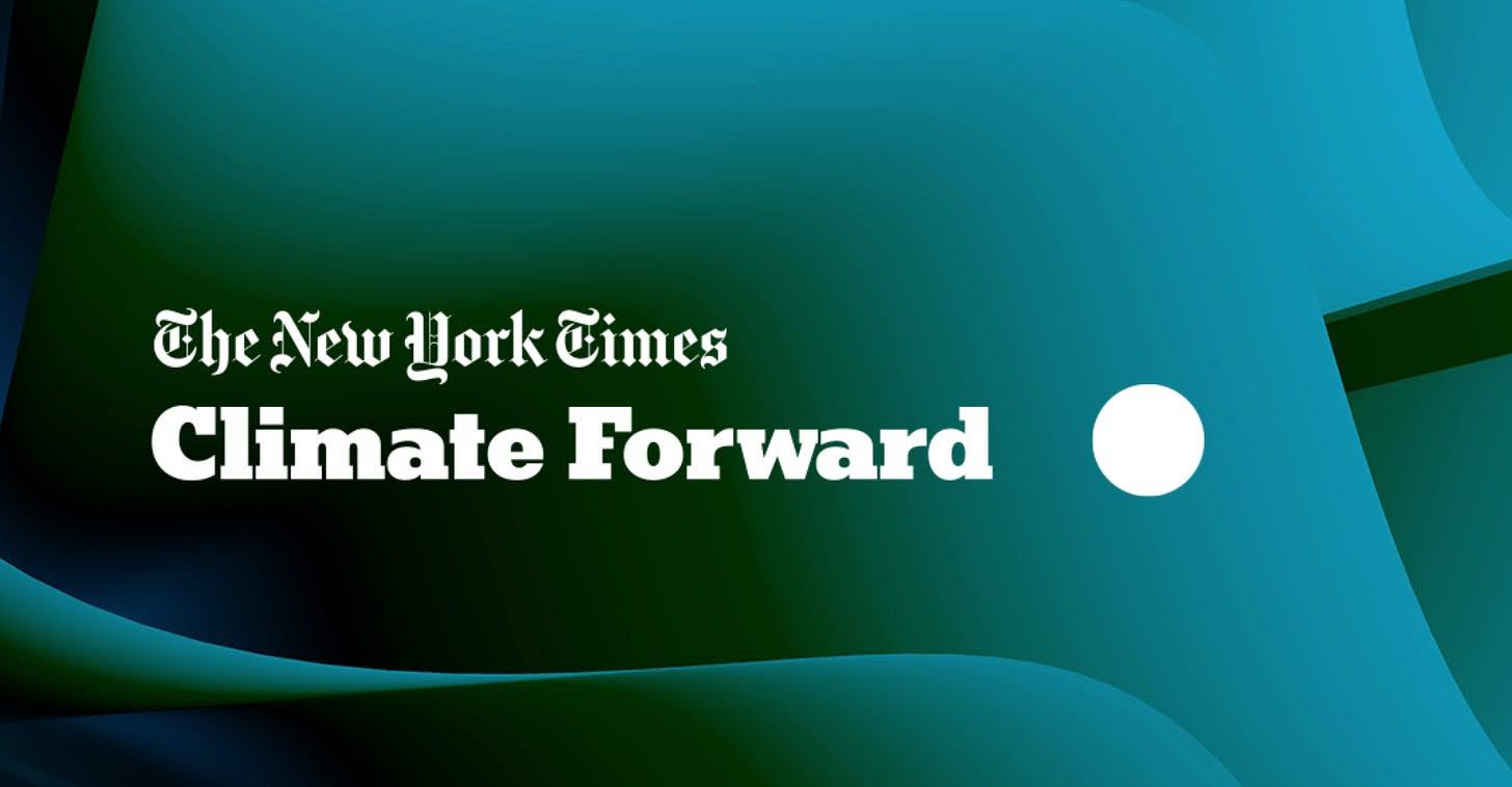 NY Times Climate Forward newsletter