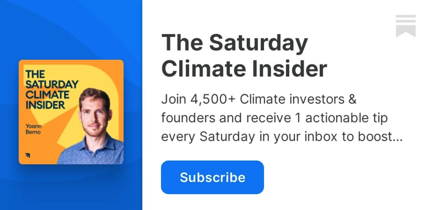 The Saturday Climate Insider newsletter