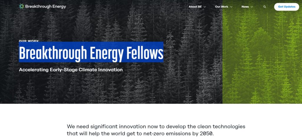 breakthrough energy fellows homepage