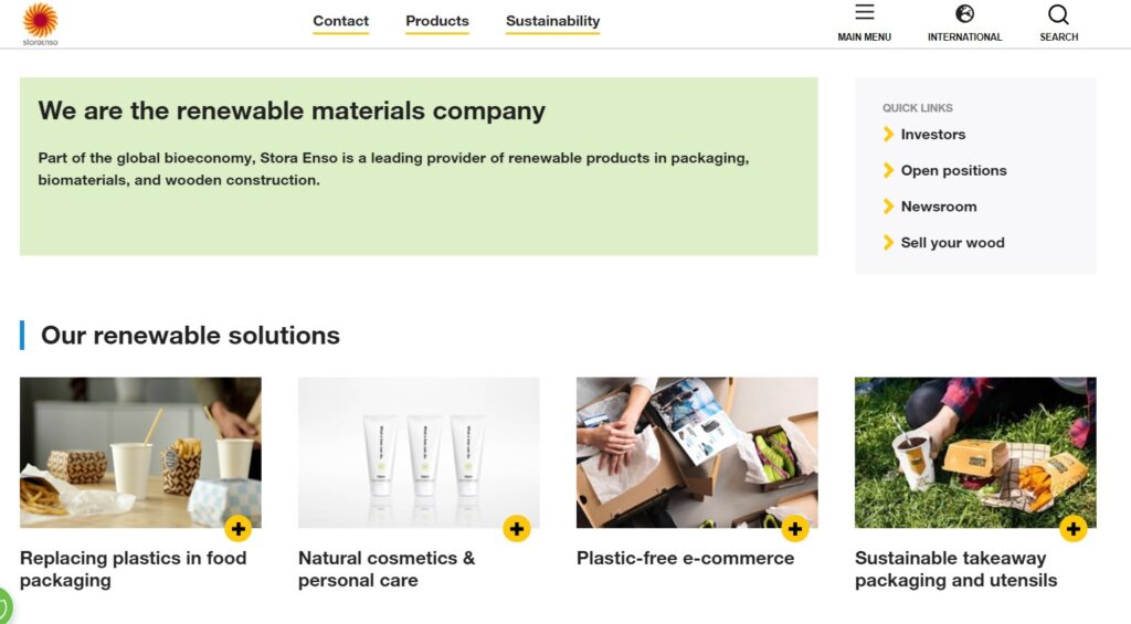 storaenso homepage