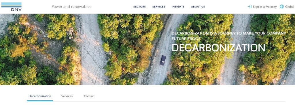 DNV homepage