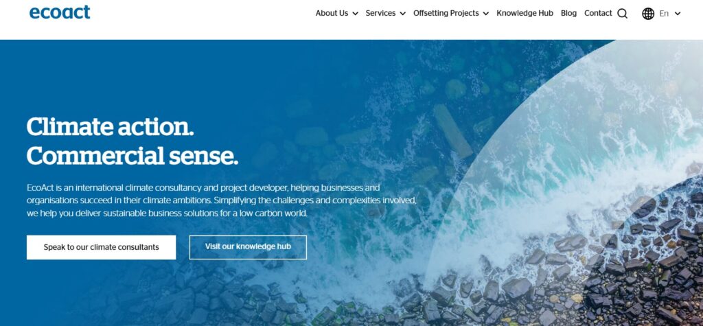 EcoAct homepage