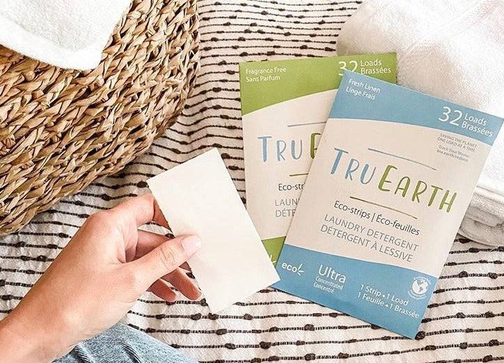 Tru Earth laundry detergent eco-friendly cleaning products