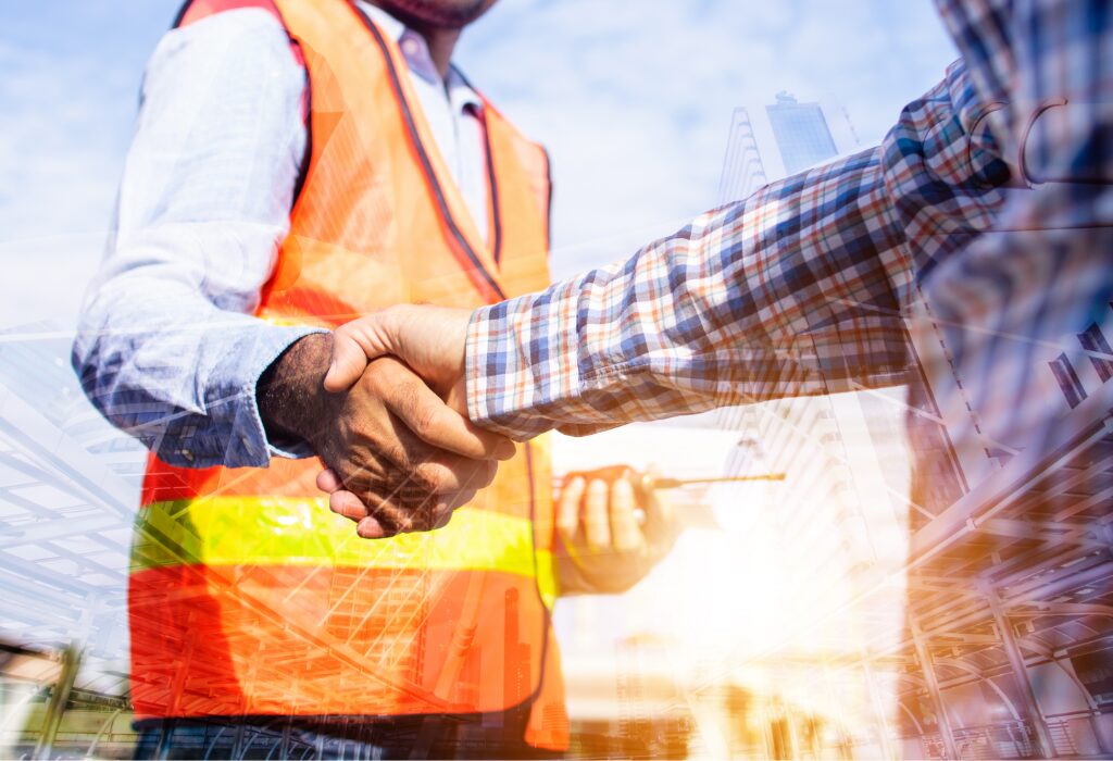 collaborate with suppliers - handshake
