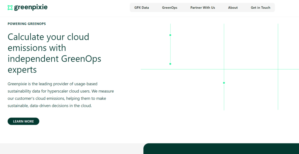 greenpixie homepage