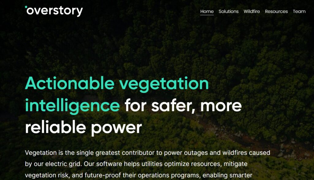 overstory homepage