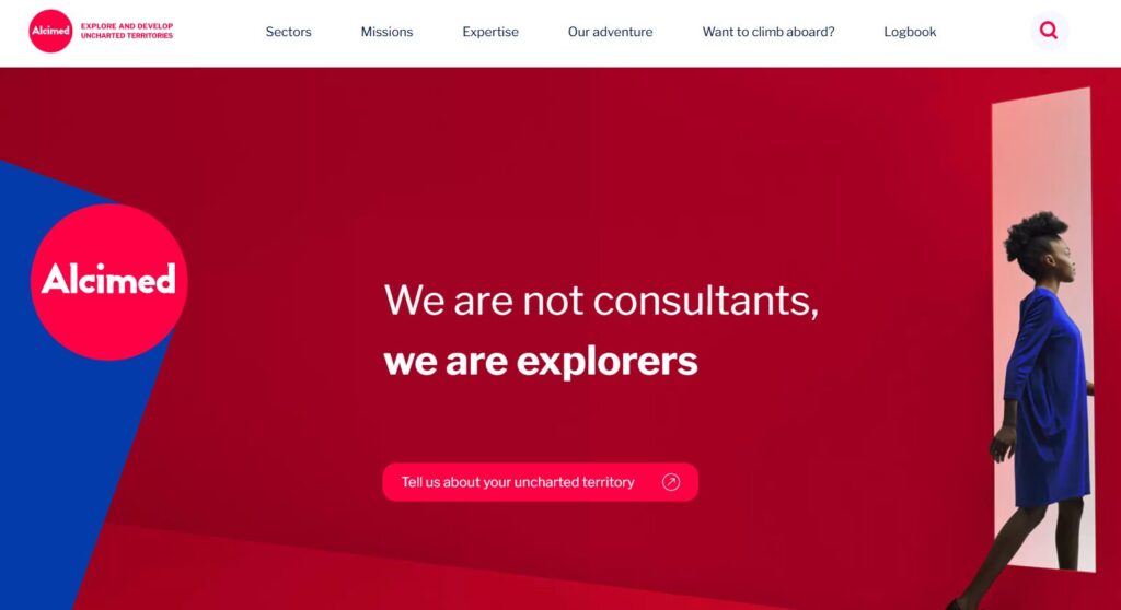 Alcimed Homepage