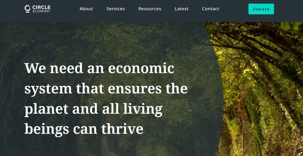 Circle Economy Homepage