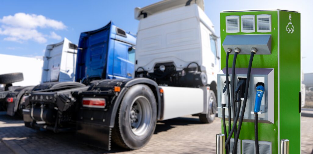 electric fleets impact - trucks charging