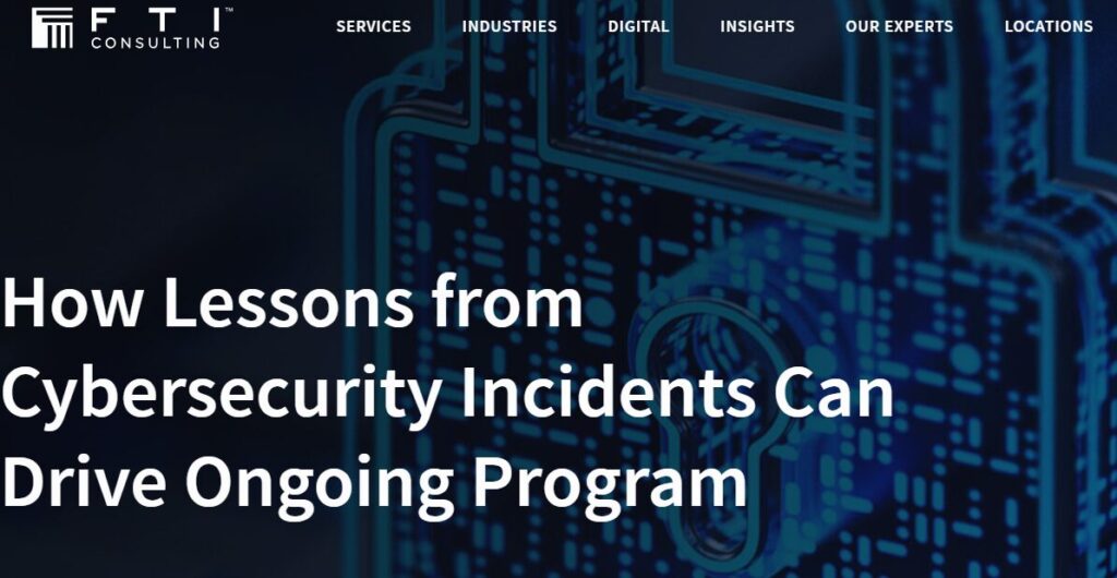 FTI Consulting Homepage