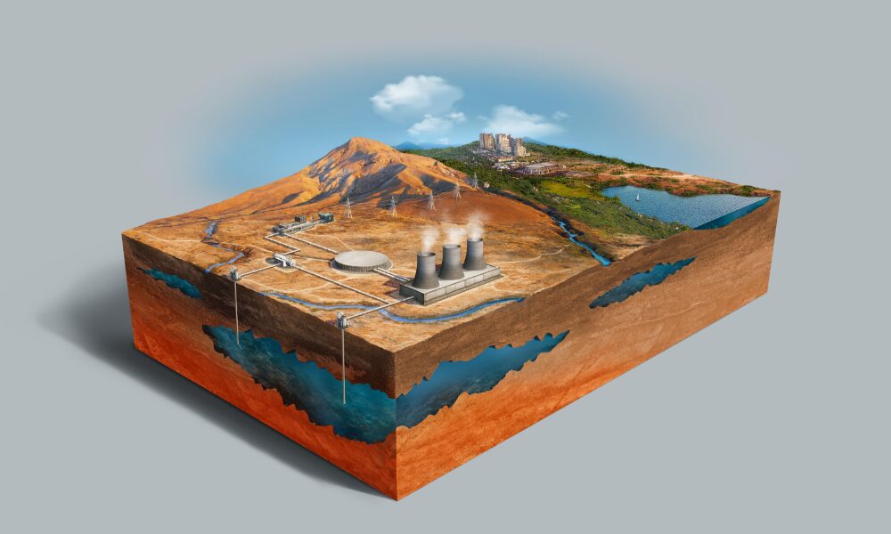 Green-building-technology geothermal energy