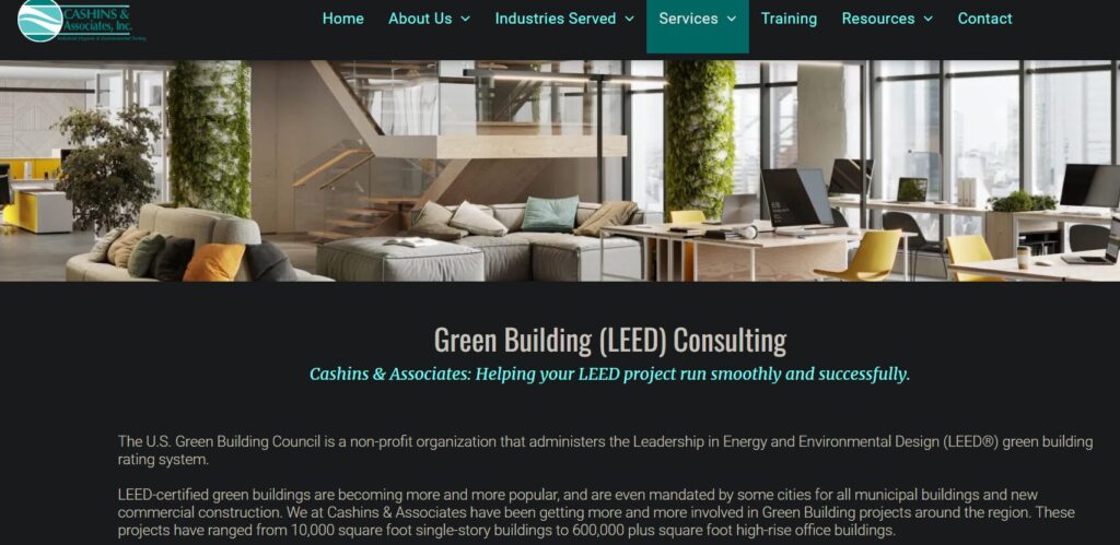 Cashins & Assoc Homepage