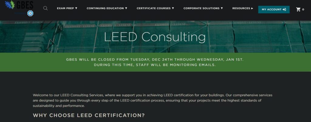 GBES Consulting Homepage