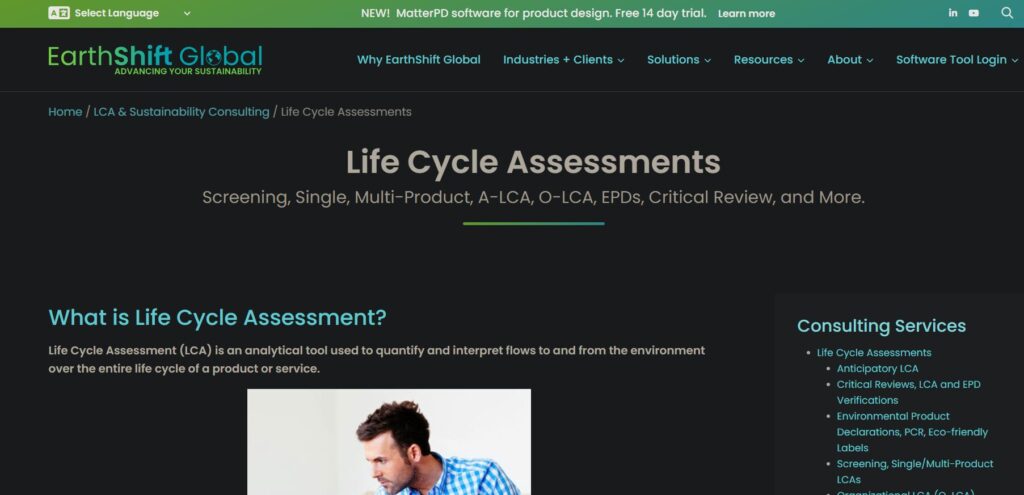 Earthshift Global Homepage
