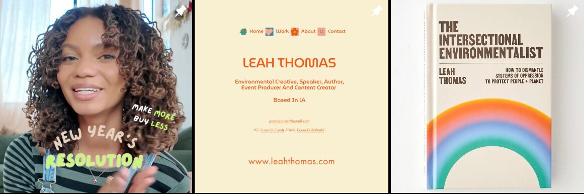 Leah Thomas Sustainability Expert