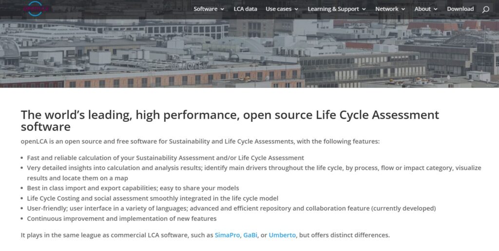 OpenLCA l Homepage