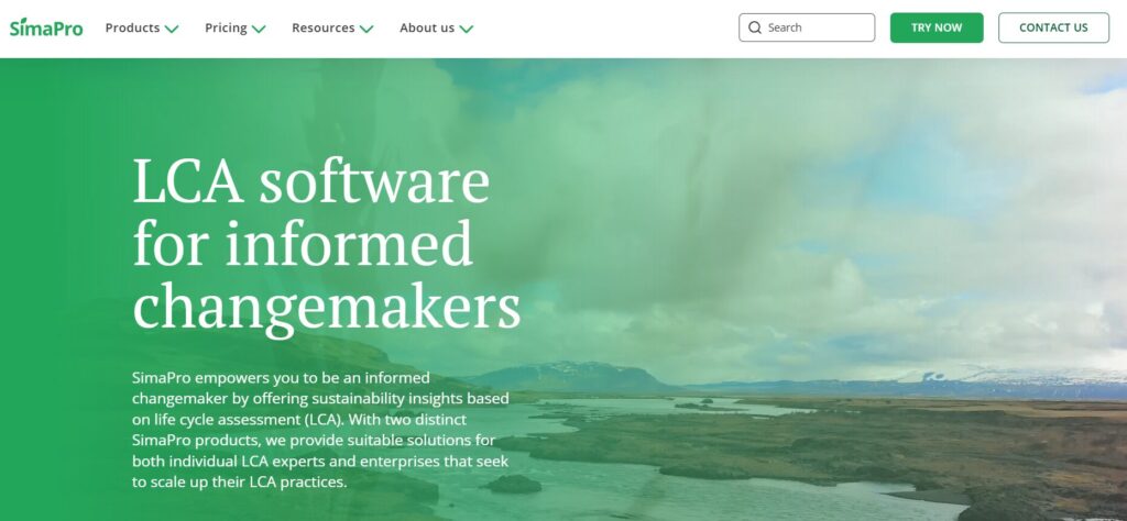 SimaPro LAC Software Homepage
