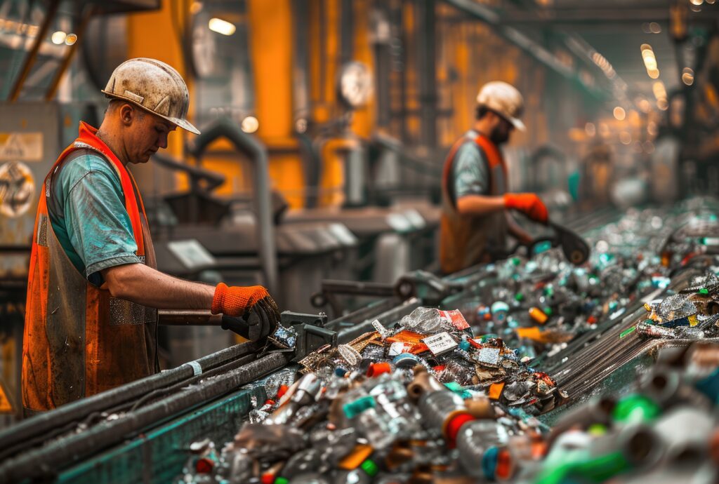 circular materials sorting