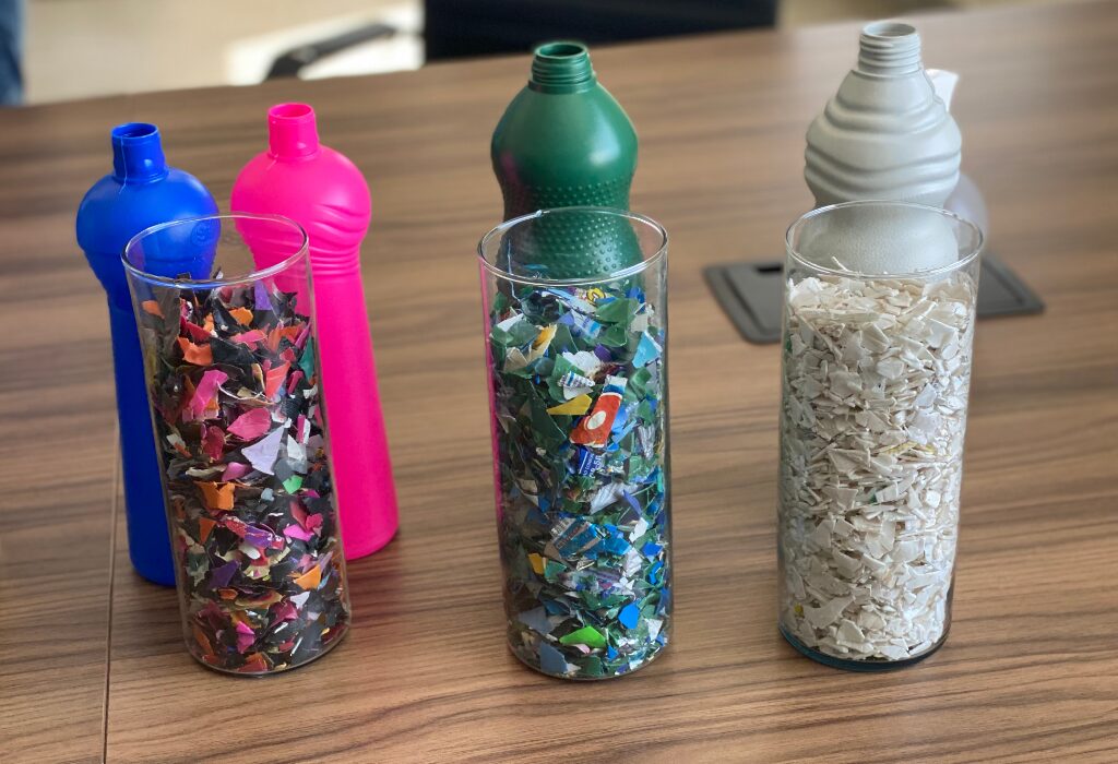 consumer products from recycled plastic
