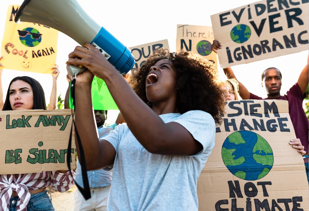 esg investing trends climate justic rally