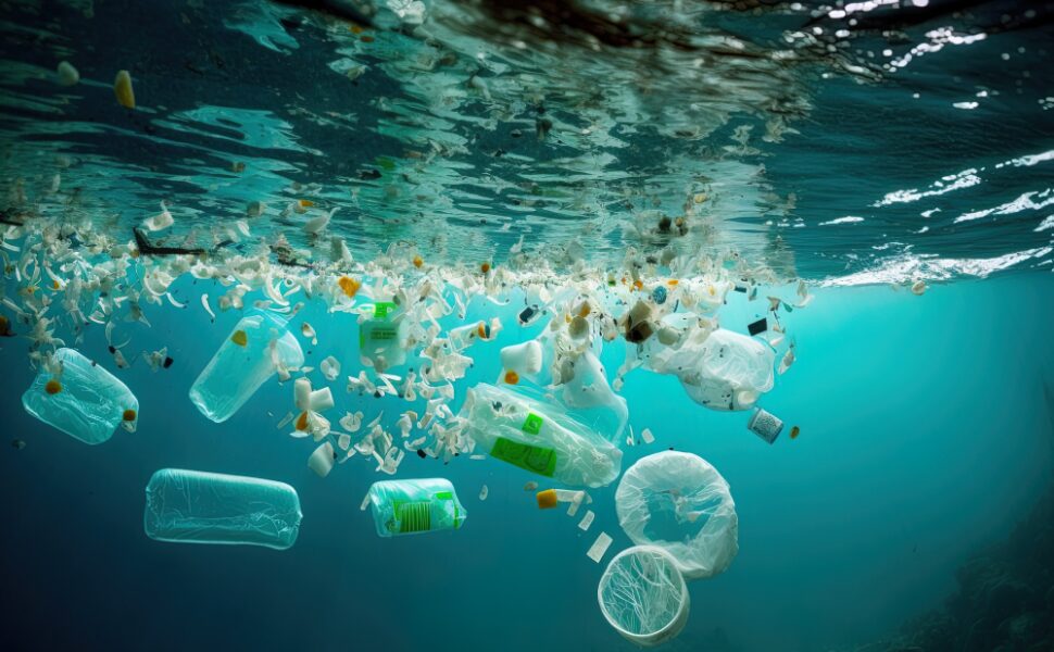 ocean waste and hdpe geomembranes