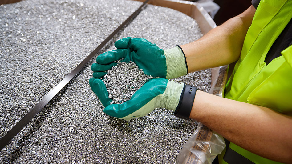 recycled circular metal materials