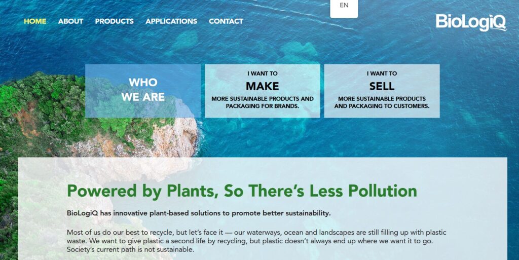 Biologiq Homepage