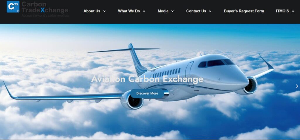 Carbon Trade Xchange Homepage