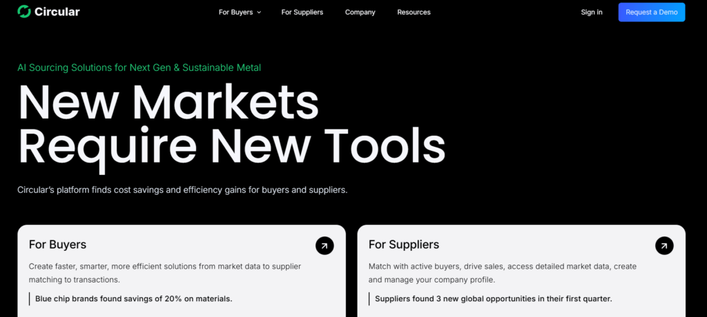 Circular.co Homepage