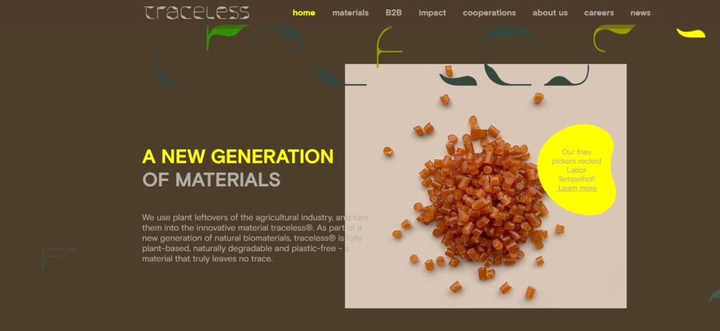 Traceless Homepage