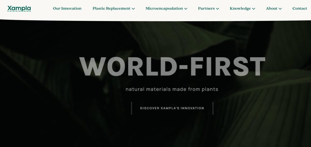 Xampla Homepage