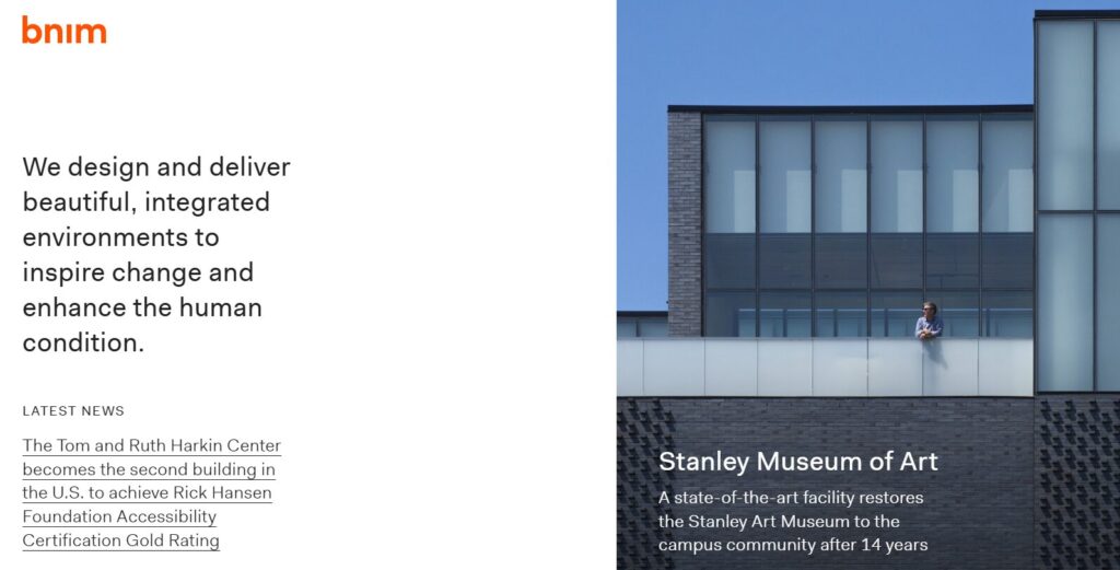 BNIM Homepage